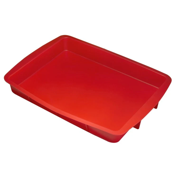 Fyrkantig Pan Silikon Bakeware